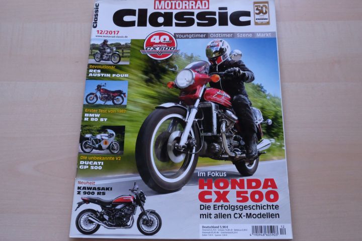 Deckblatt Motorrad Classic (12/2017)